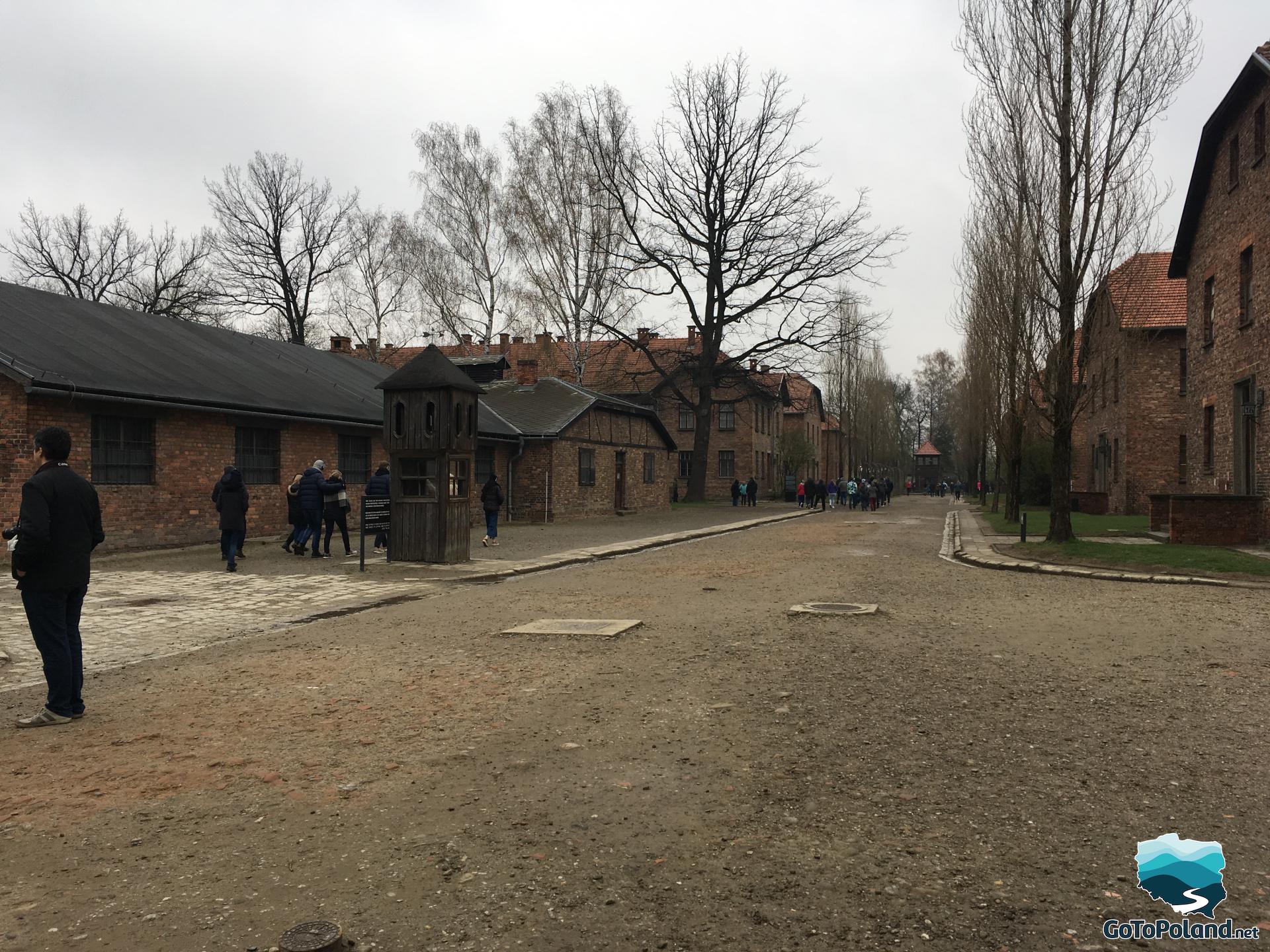barracks in Auschwitz
