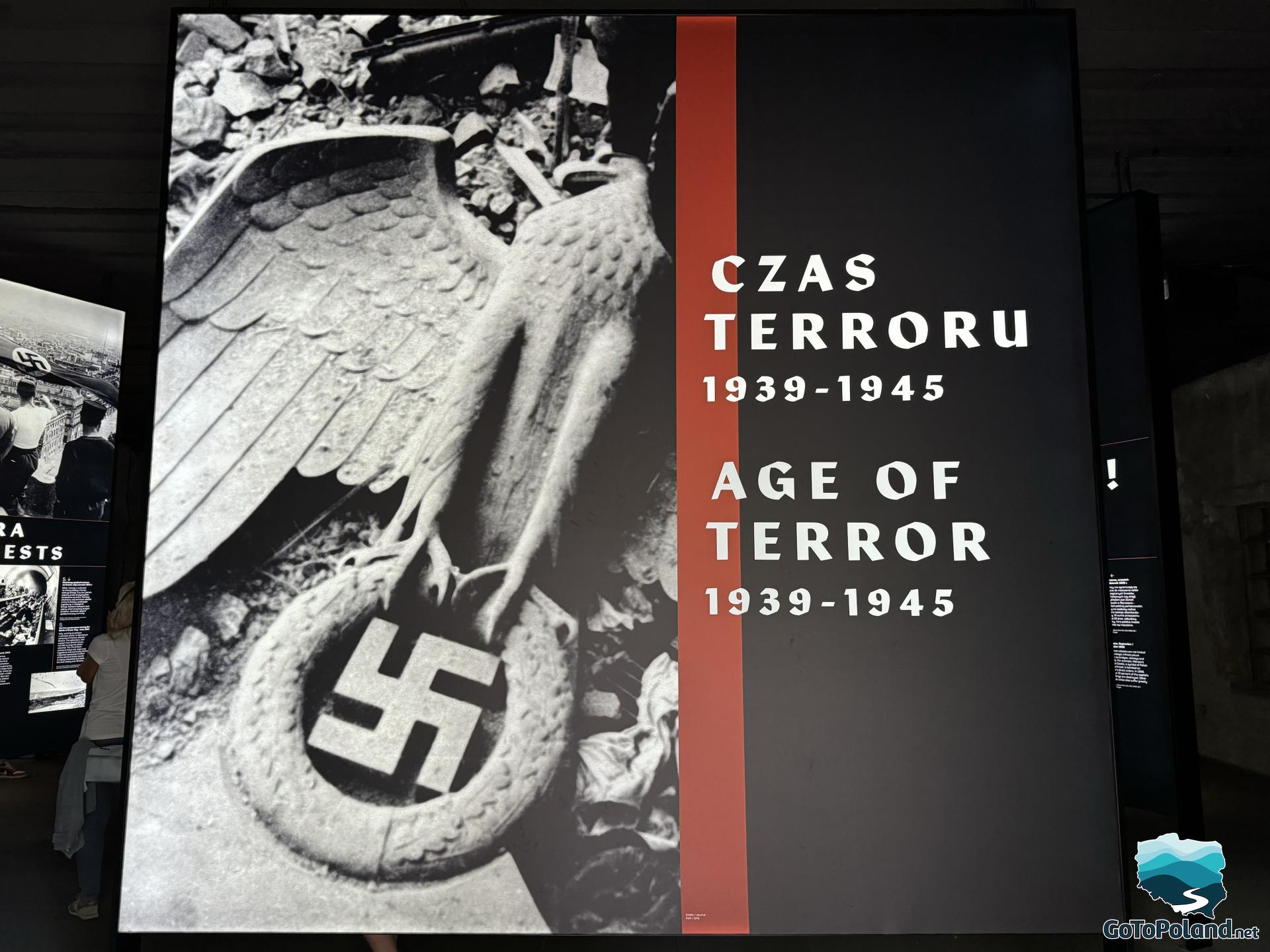 slide from the exhibition entitled The Age of Terror. 1939-1945