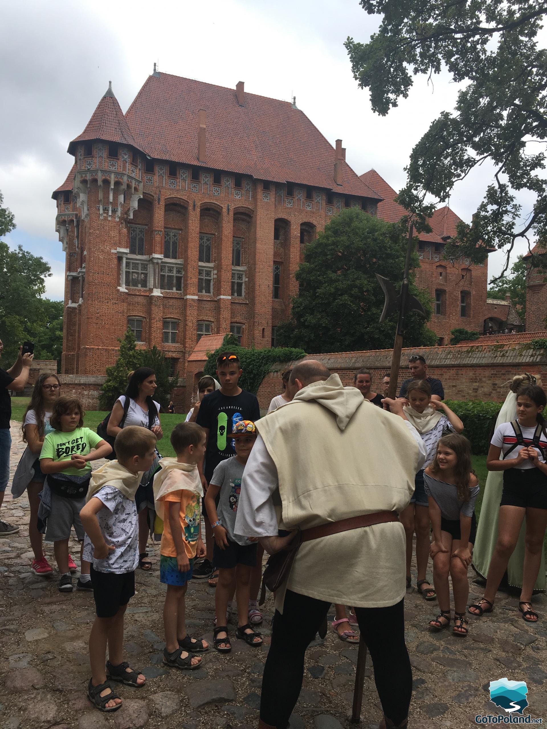 a group of children at the Teutonic workshop